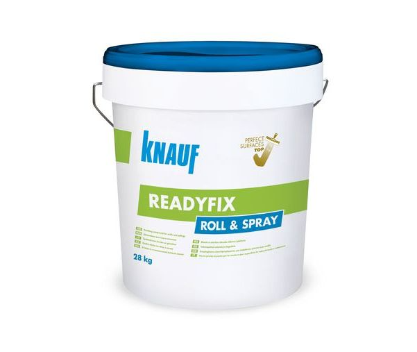 KNAUF READYFIX Roll & Spray 28kg gatavā špaktele